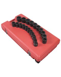 1" Drive 21 Piece SAE Impact Socket Set