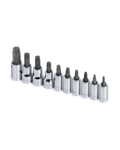 SKT84209 image(0) - SOCKET SET TORX 10 PC 1/4 & 3/8IN. DRIVES