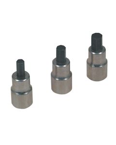 SOCKET BIT SET BRAKE CALIPER 3 PC 3/8IN DRIVE