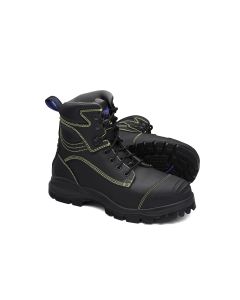 BLU994-060 image(0) - Blundstone 994 Steel Toe Lace Up, Water Resistant, Bump Cap, Metarsal Guard, Puncture Resistant, Black