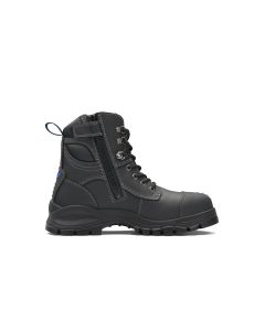 BLU997-060 image(0) - Blundstone 997 Steel Toe Lace Up Side Zip, Water Resistant, Bump Cap, Black