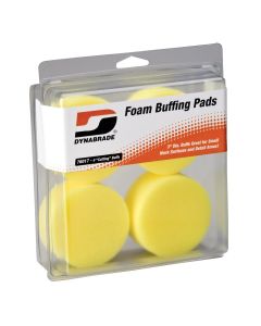 DYB76017 image(0) - 3" Yellow Foam Cutting Pads (Four in clear pkg.)