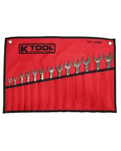 KTI41800 image(0) - WRENCH SET COMBINATION 13 PC HI POLISH METRIC