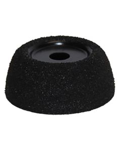 TMRTI4290 image(0) - 2" Black Flared Contour Wheel, 60 Grit, AH 3/8"