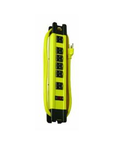 ECI04657 image(0) - 6 outlet metal HD power strip