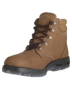 RDBUACH9.5 image(0) - BROWN LACE-UP SIX INCH LEATHER BOOT
