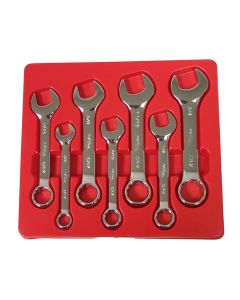 KTI41200 image(0) - 7PC SHORT SAE COMB WRENCH SET