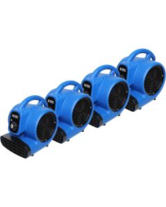 KTI77703-PK4 image(0) - 4 Pk. of 800 CFM Floor Blowers