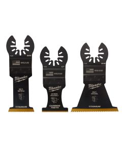 MLW49-10-9005 image(0) - Milwaukee OPEN-LOK 3PC MULTI-MATERIAL CUTTING MULTI-TOOL BLADE VARIETY PACK