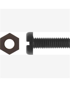 ABD6213B image(0) - Lic Plt Scrw Kit Blk Nyl w/Nut