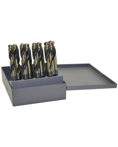 KNK8KK12 image(0) - KnKut 8 Piece S&D 1/2" Reduced Shank Drill Bit Set 9/16"-1" by 16ths