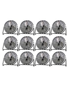 KTI77720-PL12 image(0) - 20" 4-way Tilting High Velocity Industrial Floor Fan (Pallet of 12)
