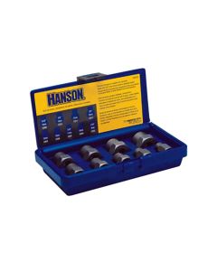 HAN54019 image(0) - BOLT EXTRACTOR SET 9PC 8MM-19MM W/3/8" DRIVE