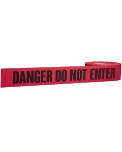 1000' Premium Red Barricade Tape-Danger Do Not Enter