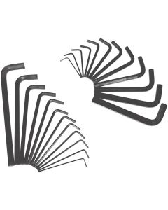 KTI71425 image(0) - HEX KEY SET 25 PC. SAE & METRIC IN ROLL UP POUCH