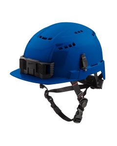 MLW48-73-1324 image(0) - Blue Front Brim Vented Safety Helmet - Type 2, Class C