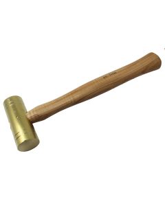 KTI71733 image(0) - 32 oz. Brass Hammers with Hickory Handles, 1-1/2 i