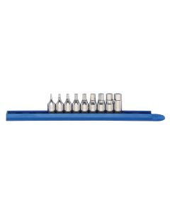 KDT81160 image(0) - 9-Piece 1/4 in. Drive Metric Stubby Hex Bit Set