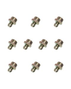 KTI04308 image(0) - 10PK 1/4"-28 SAE Straight Thread Grease Fittings