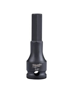 MLW49-66-5152 image(0) - 3/8" SHOCKWAVE™ Lineman's Impact 3/8" Drive Hex Bit Socket