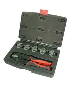 AST9477 image(0) - 7pc Interchangeable Quick Ratchet Crimping Tool Se