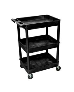 LUXSTC111 image(0) - 3 Shelf Tub Cart 18 x 24