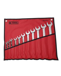 KTI41011 image(0) - WRENCH SET COMBINATION 11 PC SAE KIT BAG