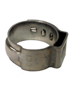 7/16" Open Pinch Hose Clamp .378" - 7/16" (100/bag