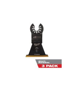 MLW49-25-1243 image(0) - Milwaukee OPEN-LOK 2-1/2" TITANIUM ENHANCED BI-METAL MULTI-MATERIAL BLADES 3PK