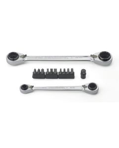 KDT85210 image(0) - 13 PC METRIC QUADBOX DBL BOX RATCHETING WRENCH SET