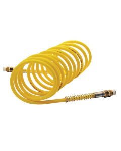 MTN6375 image(0) - 1/4"X12' YELLOW NYLON COIL HOSE