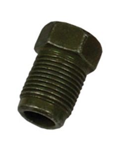 KTI03976 image(0) - 1/4" Brake Line Nut Metric 12mm x 1.0 Bubble Flare