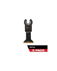 MLW49-25-1263 image(0) - Milwaukee OPEN-LOK 1-3/4" TITANIUM ENHANCED BI-METAL METAL BLADES 3PK