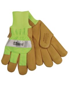 KIN1939KWL image(0) - HI VIS Glove Knit Wrist L
