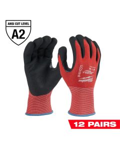 MLW48-22-8926B image(0) - 12 Pair Cut Level 2 Nitrile Dipped Gloves - M