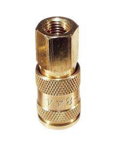 VIMBUC-5 image(0) - HIGH FLOW BRASS UNIVERSAL COUPLER - 1/4'' NPT FEMALE - 5 PACK