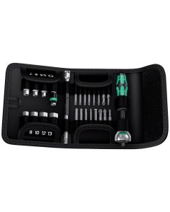 WER05051045002 image(0) - 28 pc Zyklop 1/4" socket / bit set with pouch