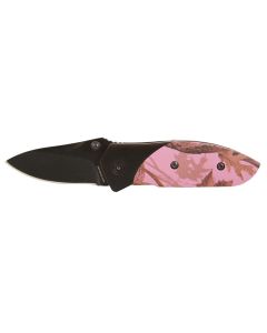 SARSK-917PK image(0) - Hi-Vis Pink Camo Compact Tactical Folder Kn