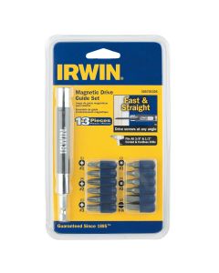 HAN3057013DS image(0) - Drive Guide Set Magnetic (Philips Insert, Sq Recess Insert, Slotted Insert Bits) - 13 Pc.