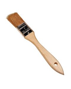 KTI74010 image(0) - BRUSH UTILITY 1" NATURAL BRISTLES WOOD HANDLE