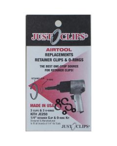 JSC250-5 image(0) - 5 PACK 1/4" ANVIL RETAINER CLIP REFILL KIT
