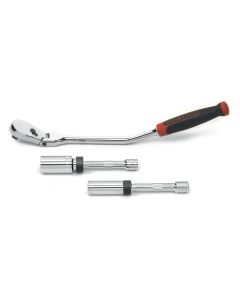 KDT81229 image(0) - 3PC SPARK PLUG RATCHET SET