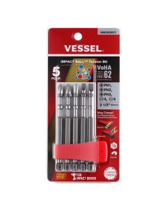 VESIBMG90K001 image(0) - IMPACT BALL Torsion Bit ASSORTx90 5PC. (MCH)