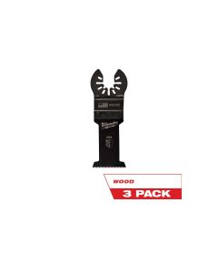 MLW49-25-1103 image(0) - Milwaukee OPEN-LOK 1-3/8" HCS WOOD BLADES 3PK