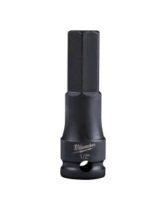 MLW49-66-5154 image(0) - 1/2" SHOCKWAVE™ Lineman's Impact 3/8" Drive Hex Bit Socket