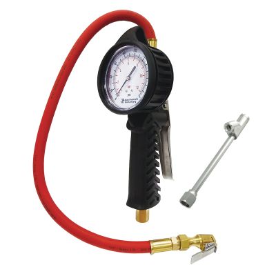 Dial Tire Inflator AND 6 Inch Dual Head Chuck