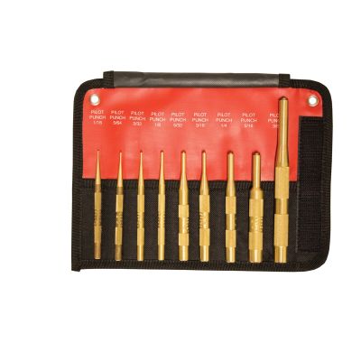 Mayhew 9-Piece Brass Pilot Punch