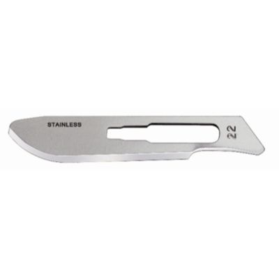 12 Pack #22 Sterile Stainless Steel Blades