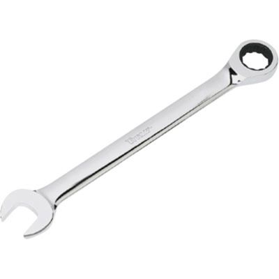 Combination Ratcheting Wrench, 1/4" Ratcheting Box End and Standard Open End