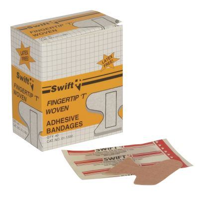 First Aid Fingertip 'T' Bandage (40/Box)